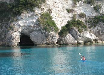 swim break and kayak
