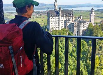 Neuschwanstein castle walker