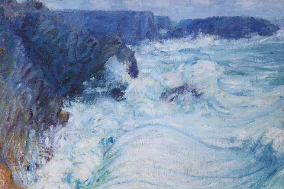 Painting of ocean at Belle Ile 