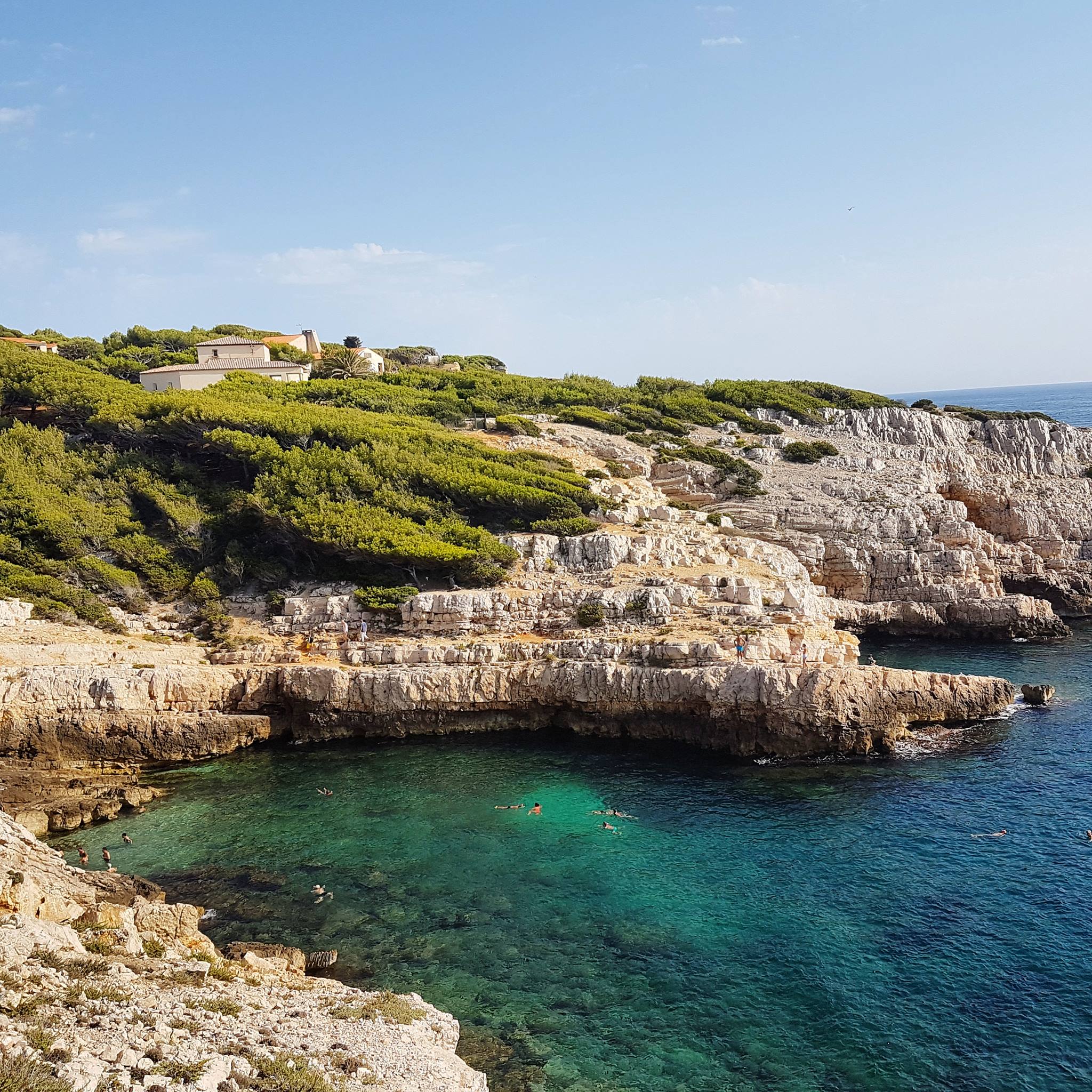 small calanque near Bandol