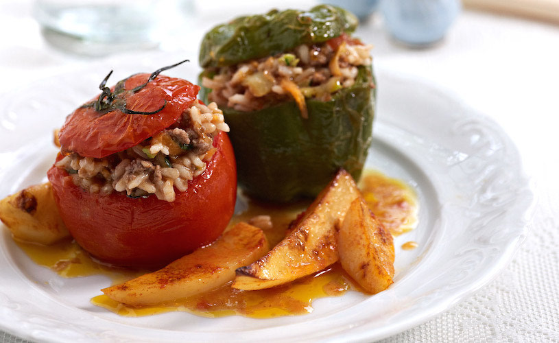 Gemista stuffed peppers