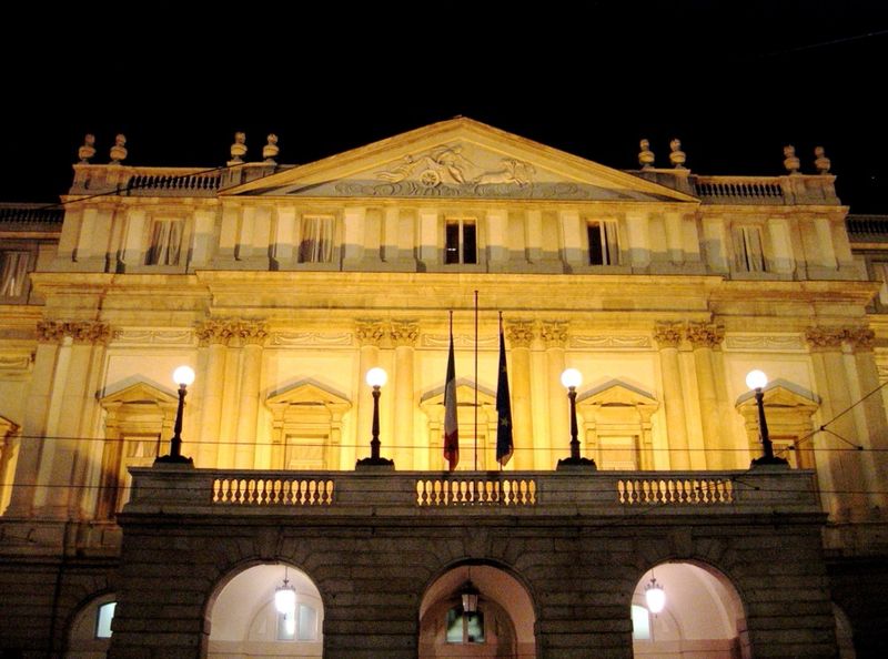 Exterior of La Scala