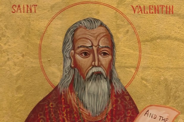 Painting of St Valentine