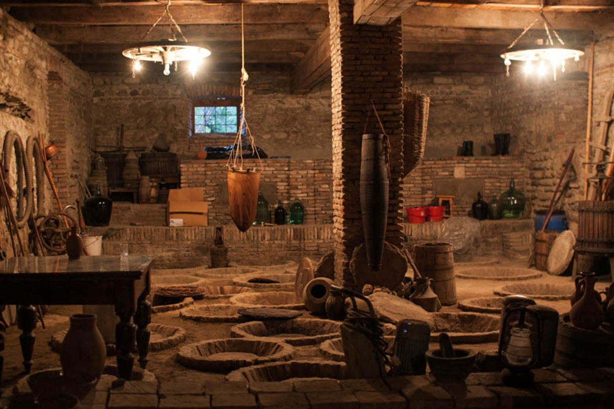 Georgian wine cellars