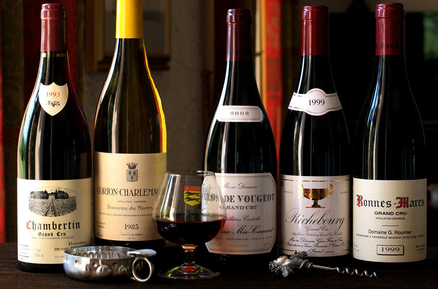 Burgundy wines