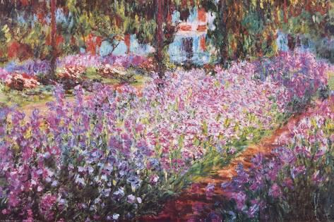 Jardin a Giverny painting