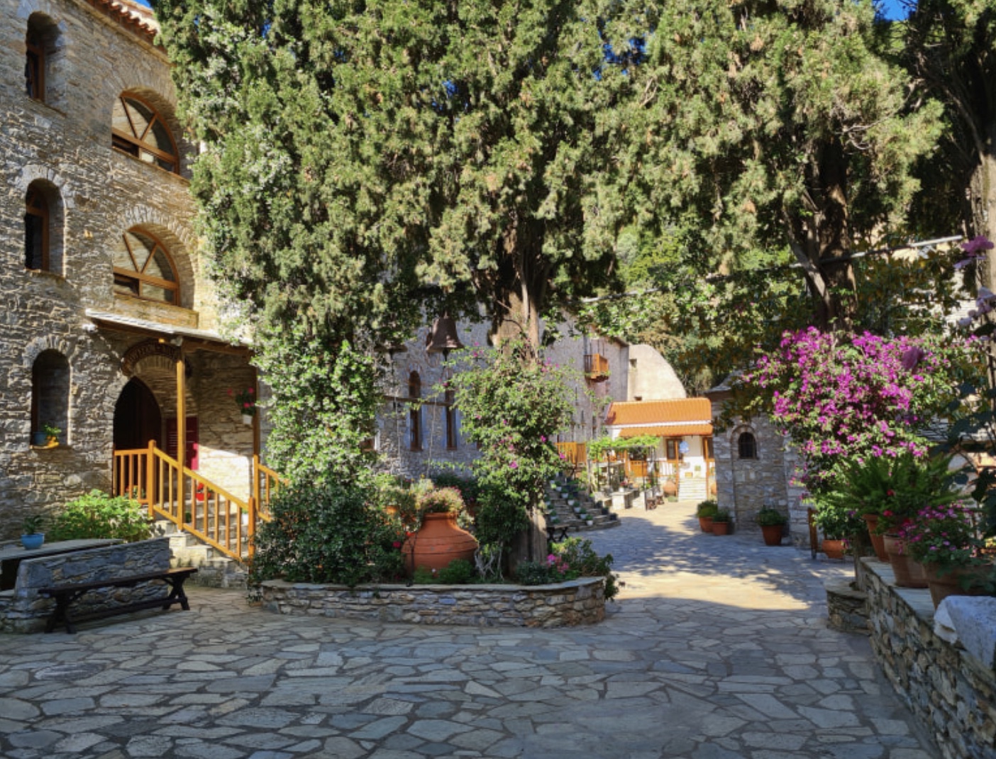 village on Skopelos