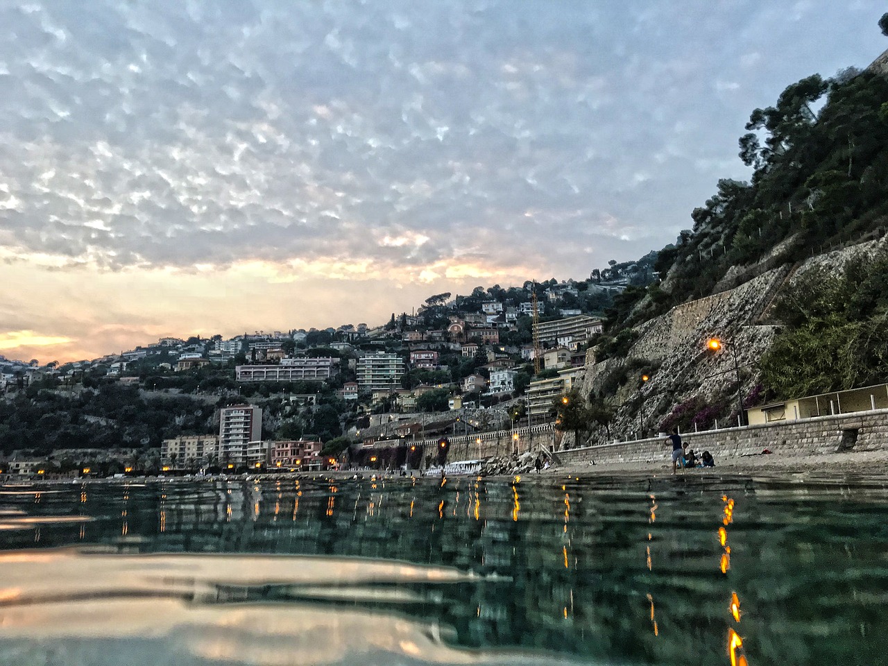 French Riviera coastline